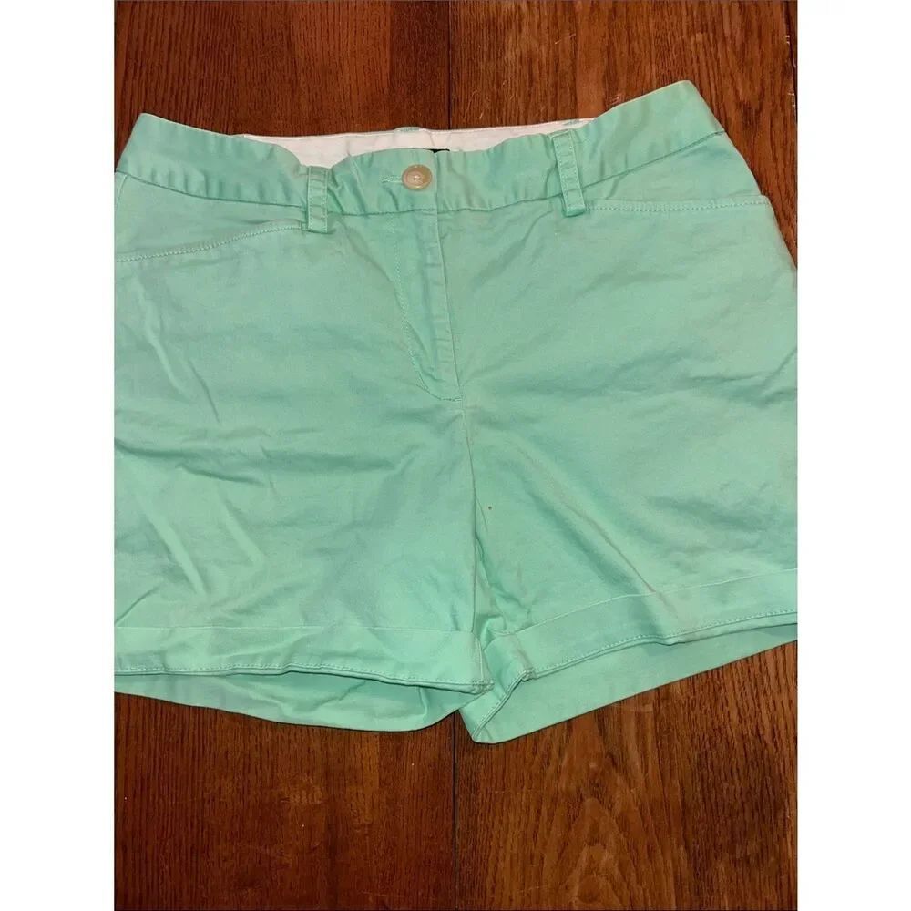 Lands' End Mint Green Chino Stretch Shorts 🩳 4 pockets 💄 🪪